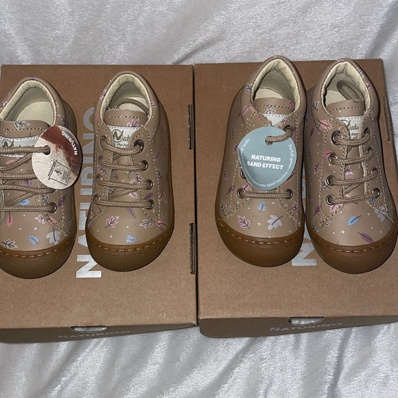 NWT NATURINO COCOON Leather first step shoes in Beige - Picture 9 of 15